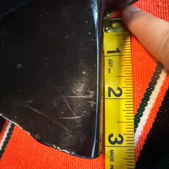 VTG LUICHINY CHEETAH PRINT HEELED PUMPS ~ OPEN TOE, 3" HEEL, MADE IN BRAZIL - Picture 2 of 8